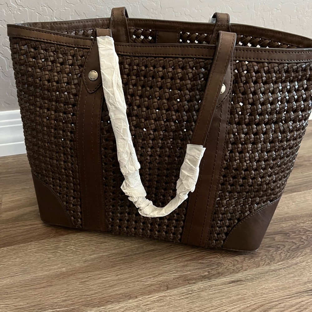 Frye Melissa Woven Shopper